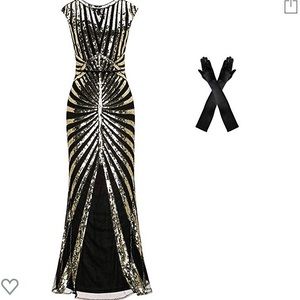 Roaring 20’s Gatsby Flapper dress.